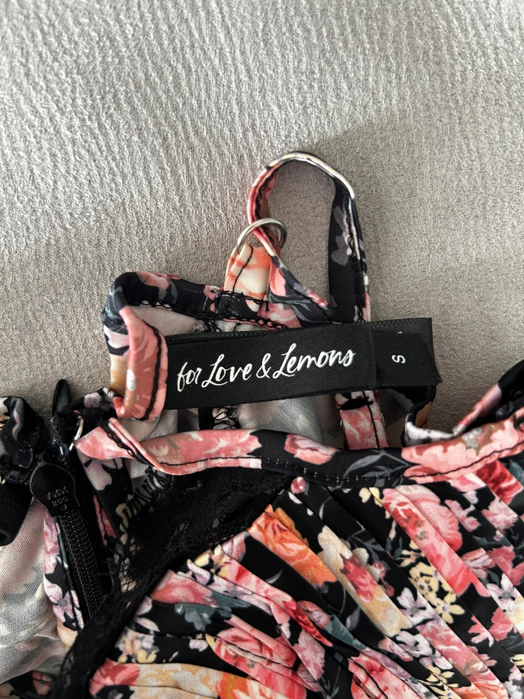 For Love & Lemons Floral Ruched Dress - photo 5