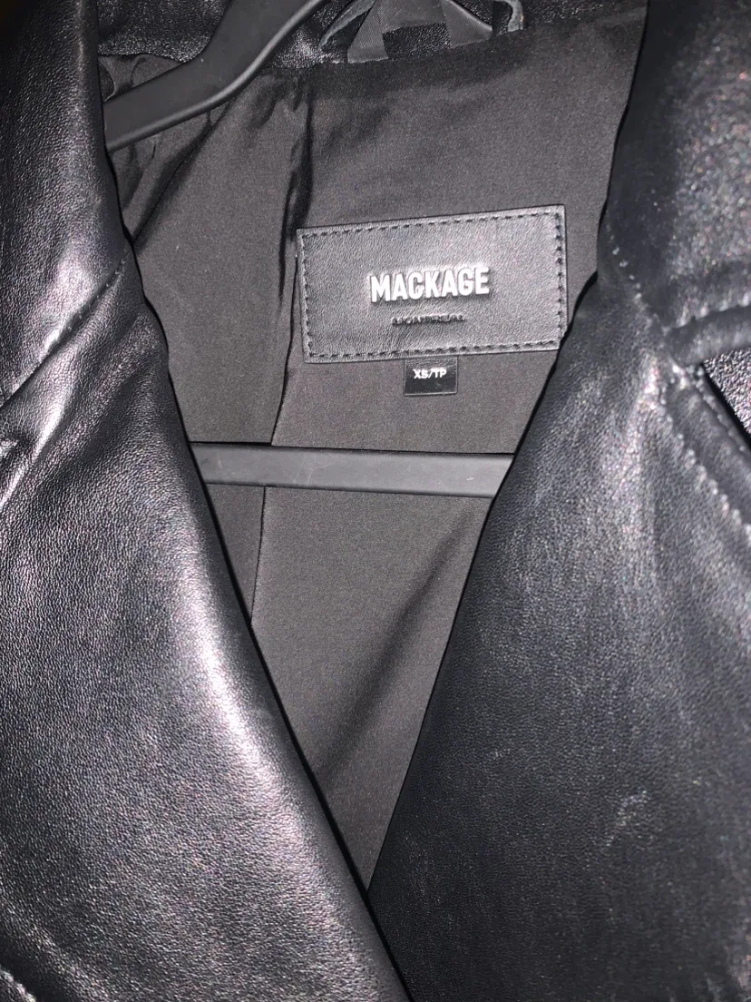 Mackage Kylie-O Leather Jacket - Black - photo 2