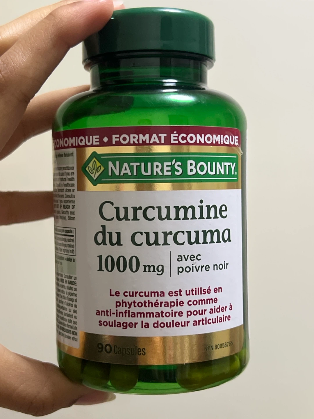 Nature's Bounty Turmeric Curcumin 1000mg 90 Capsules - photo 2