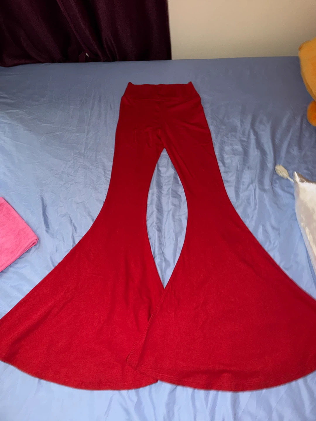 Kikiriki Red Flare Pants