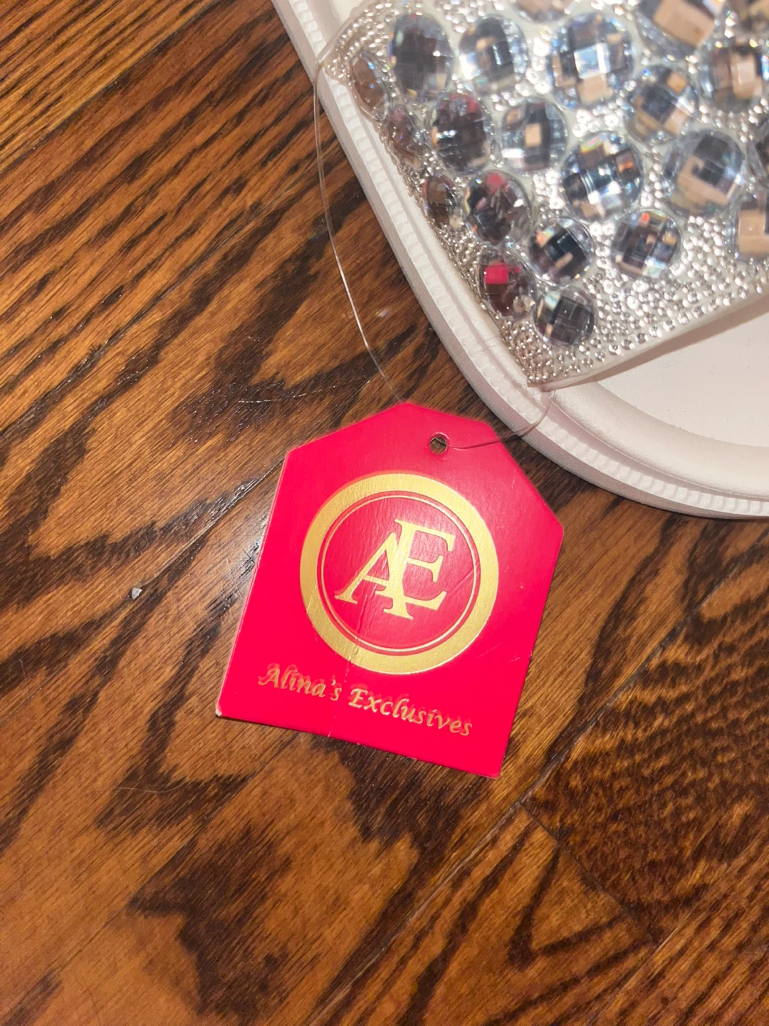 Alina's Exclusives Rhinestone Slides Size 7 - photo 3
