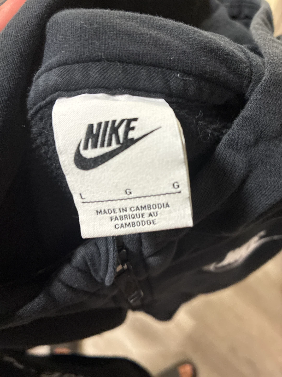 Nike Black Zip-Up Hoodie - photo 3