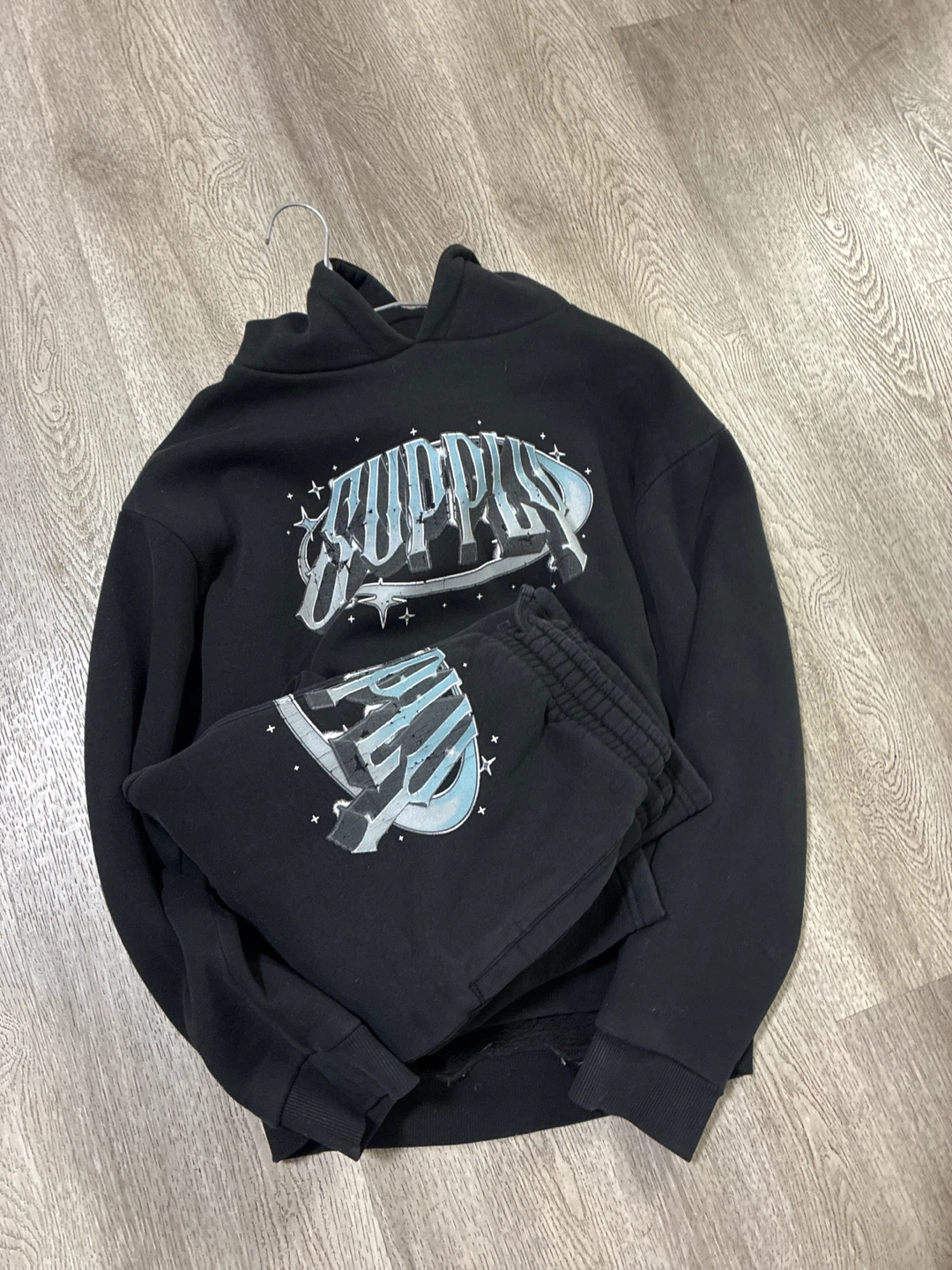 Black Supply Hoodie and Jogger Set