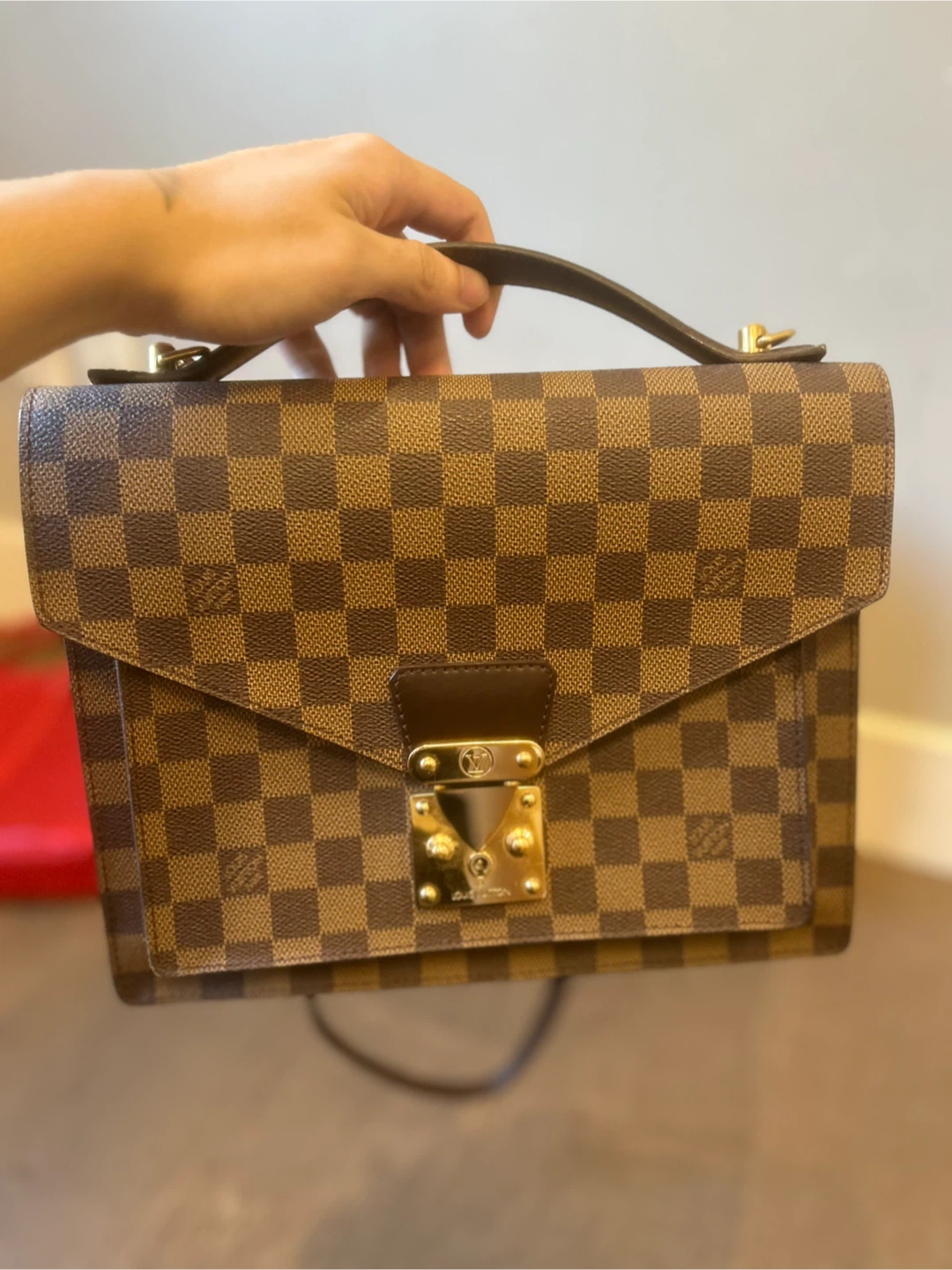 (Authentic) Louis Vuitton Damier Ebene Handbag