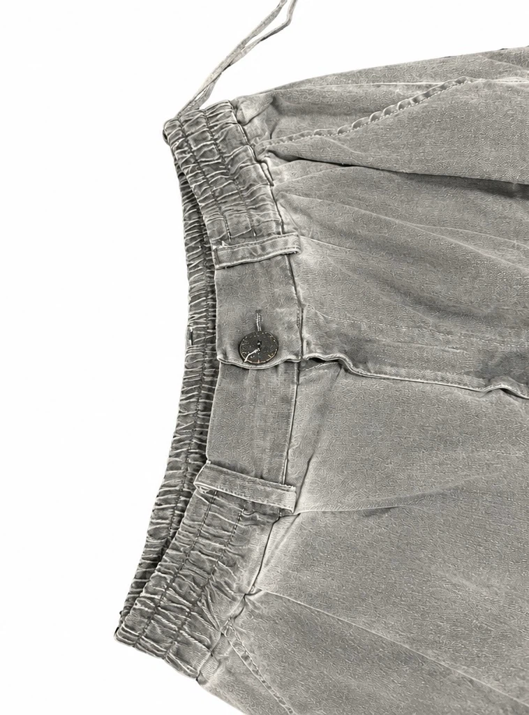 Rick owen’s type Grey Washed Cargo Jogger Pant - photo 2