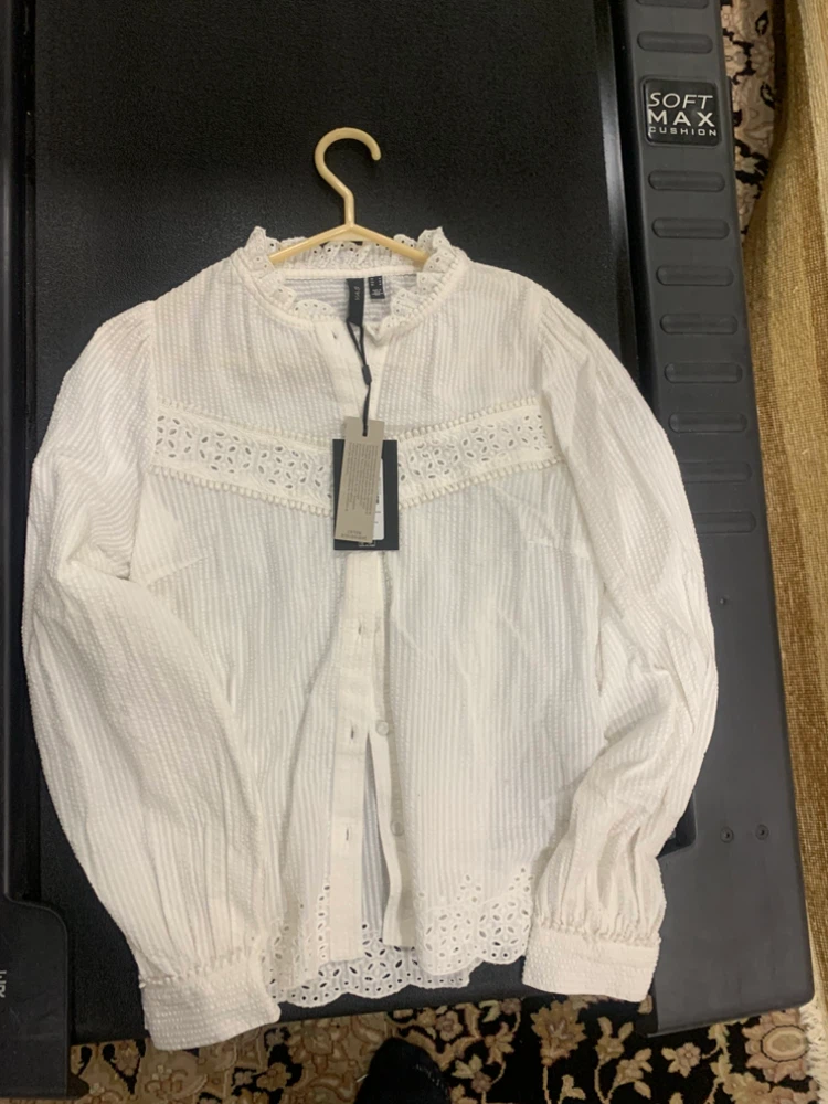 Y.A.S White Long Sleeve Blouse