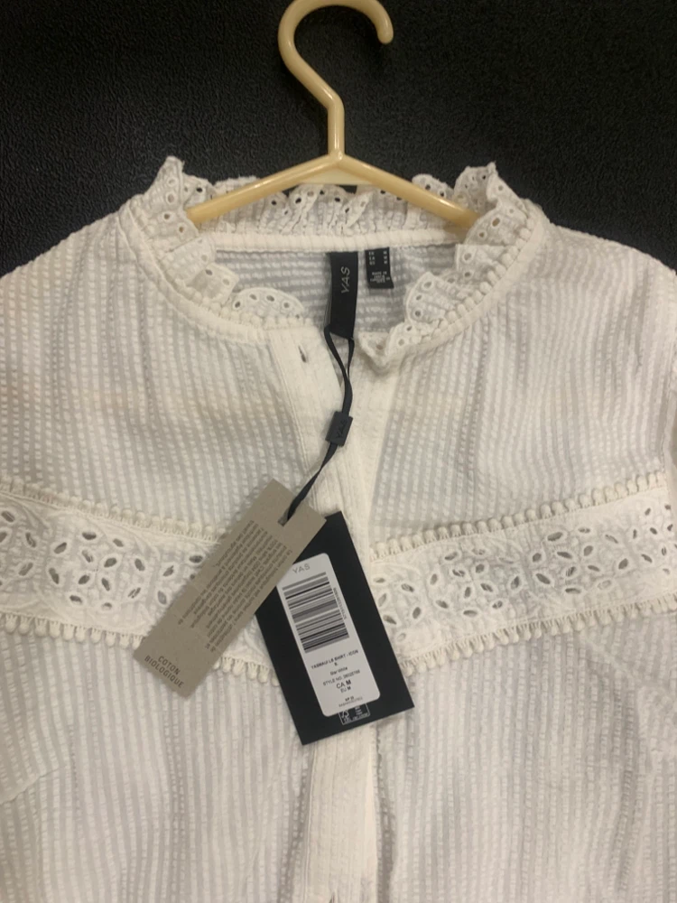 Y.A.S White Long Sleeve Blouse - photo 2