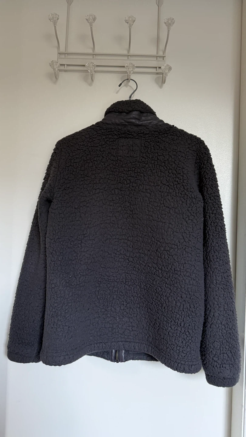 Abercrombie & Fitch Sherpa Jacket Black XS - photo 2