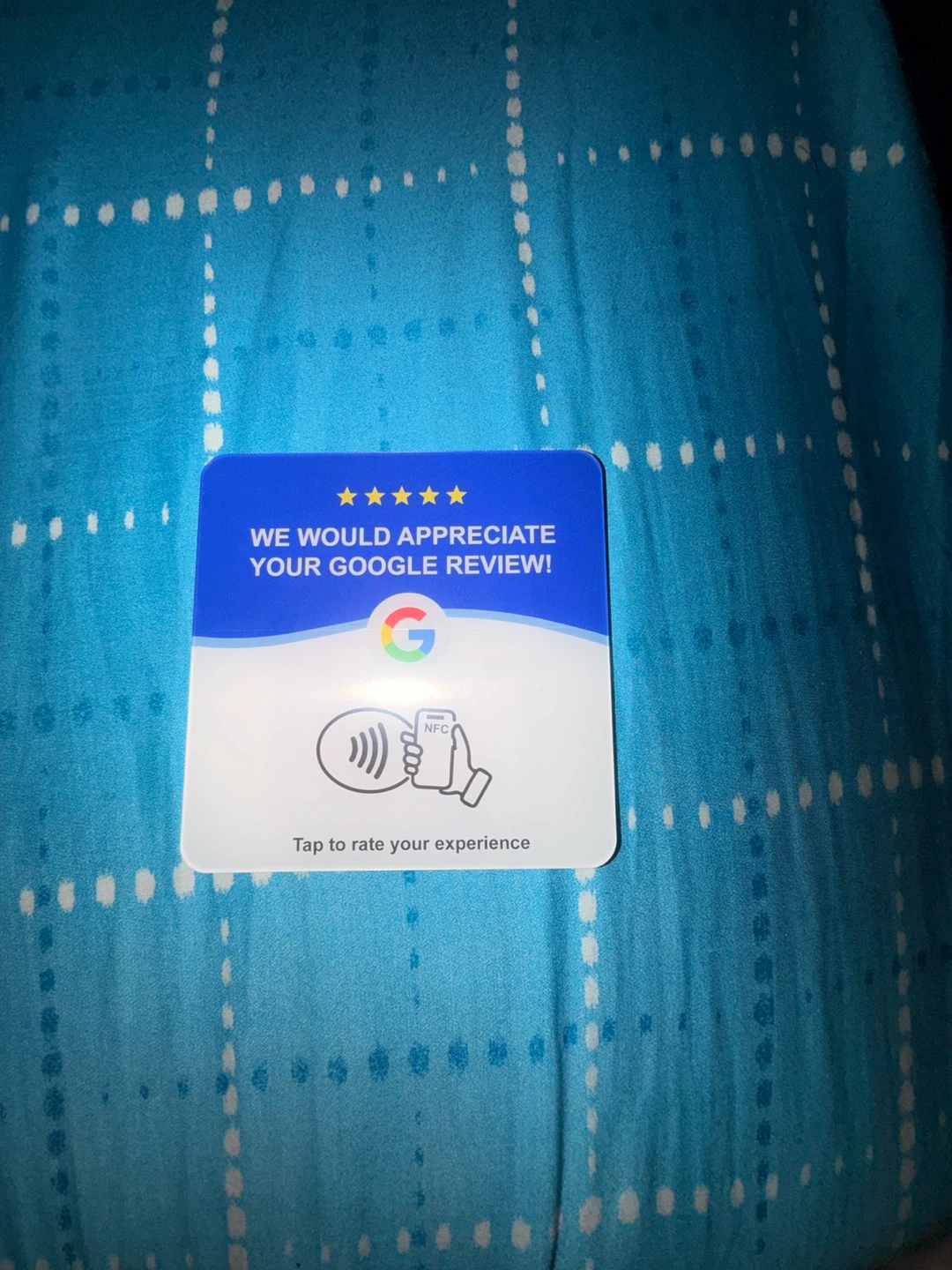 Google Review NFC Sign 10 available