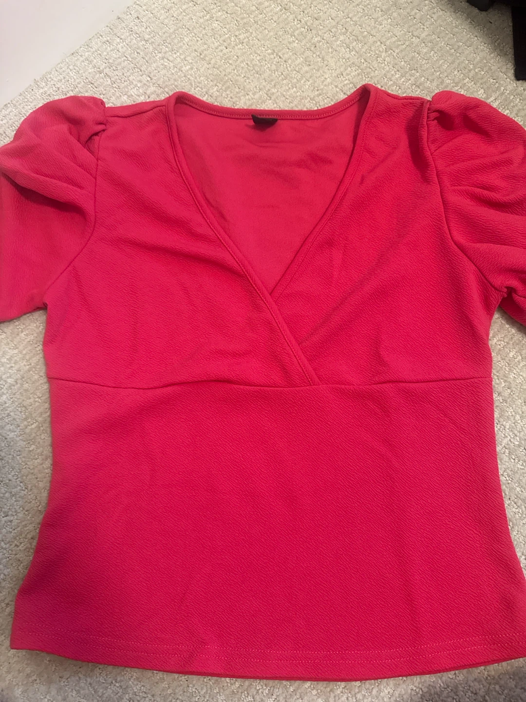 Chiquease Pink Puff Sleeve Top - photo 2