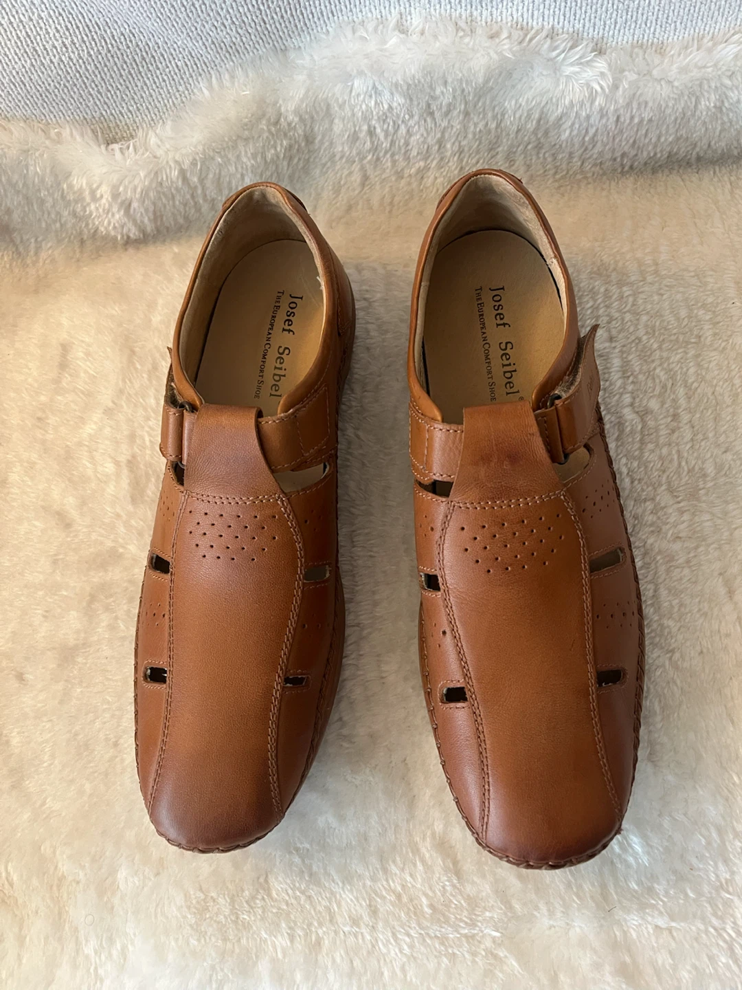 Josef Seibel Germany Men's Leather Sandals