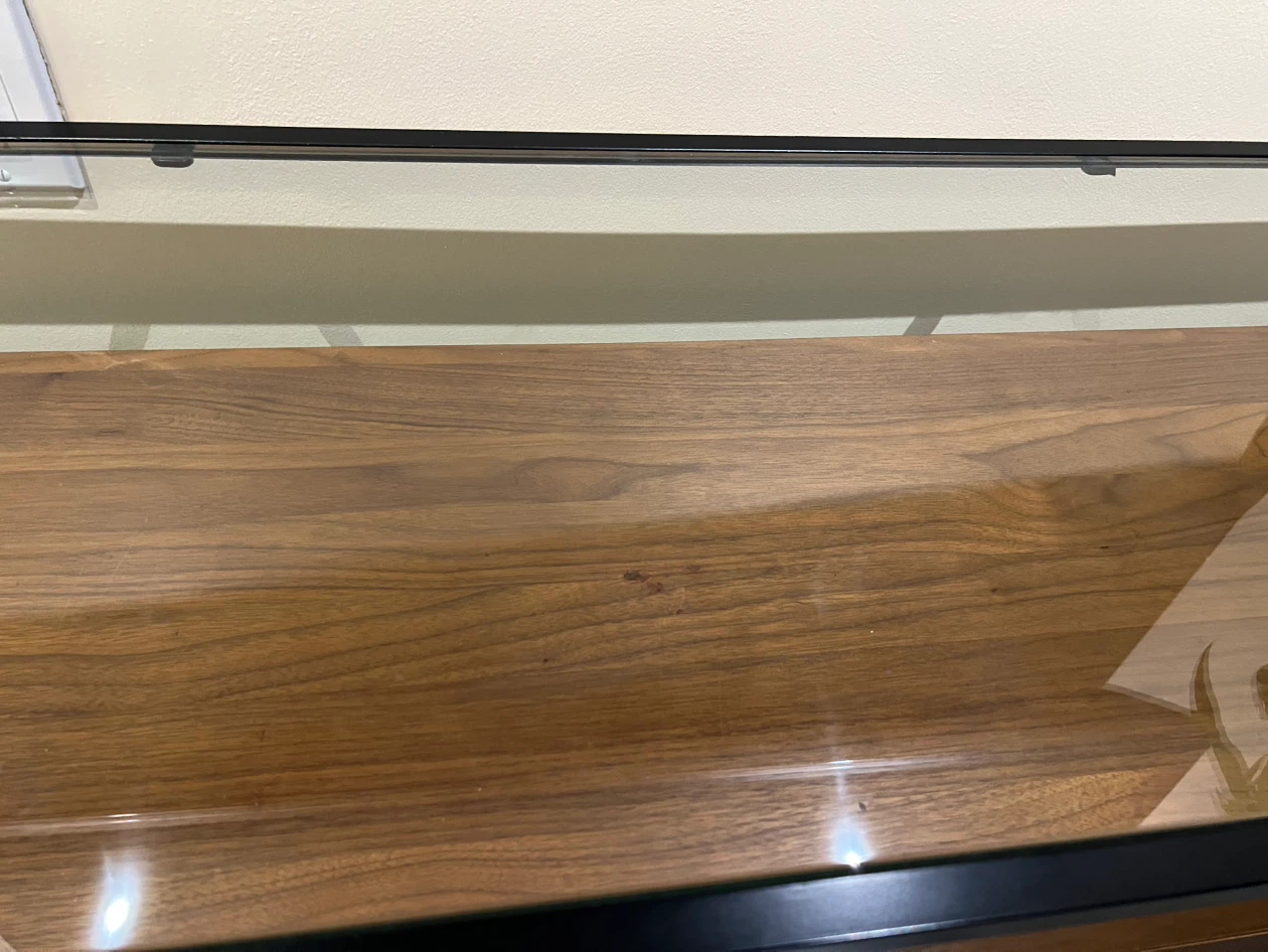 Modern Glass and Wood Media Console - photo 4