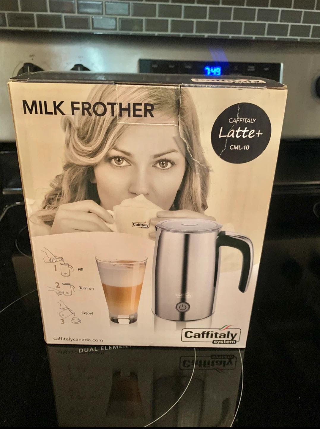 NEW,  Caffitaly Latte + Milk Frother