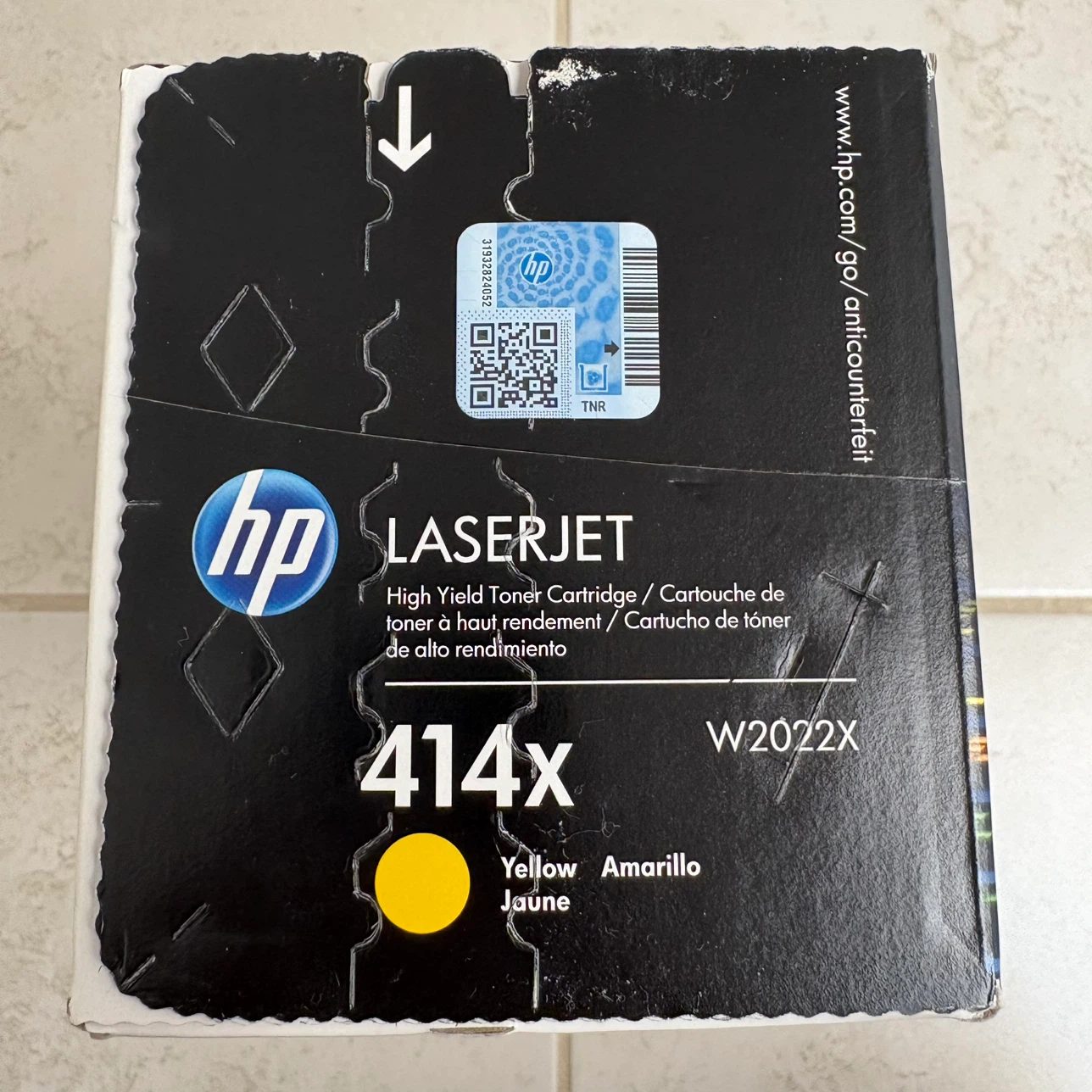 New OEM HP 414X Yellow Toner Laserjet printer M454 MFP M479