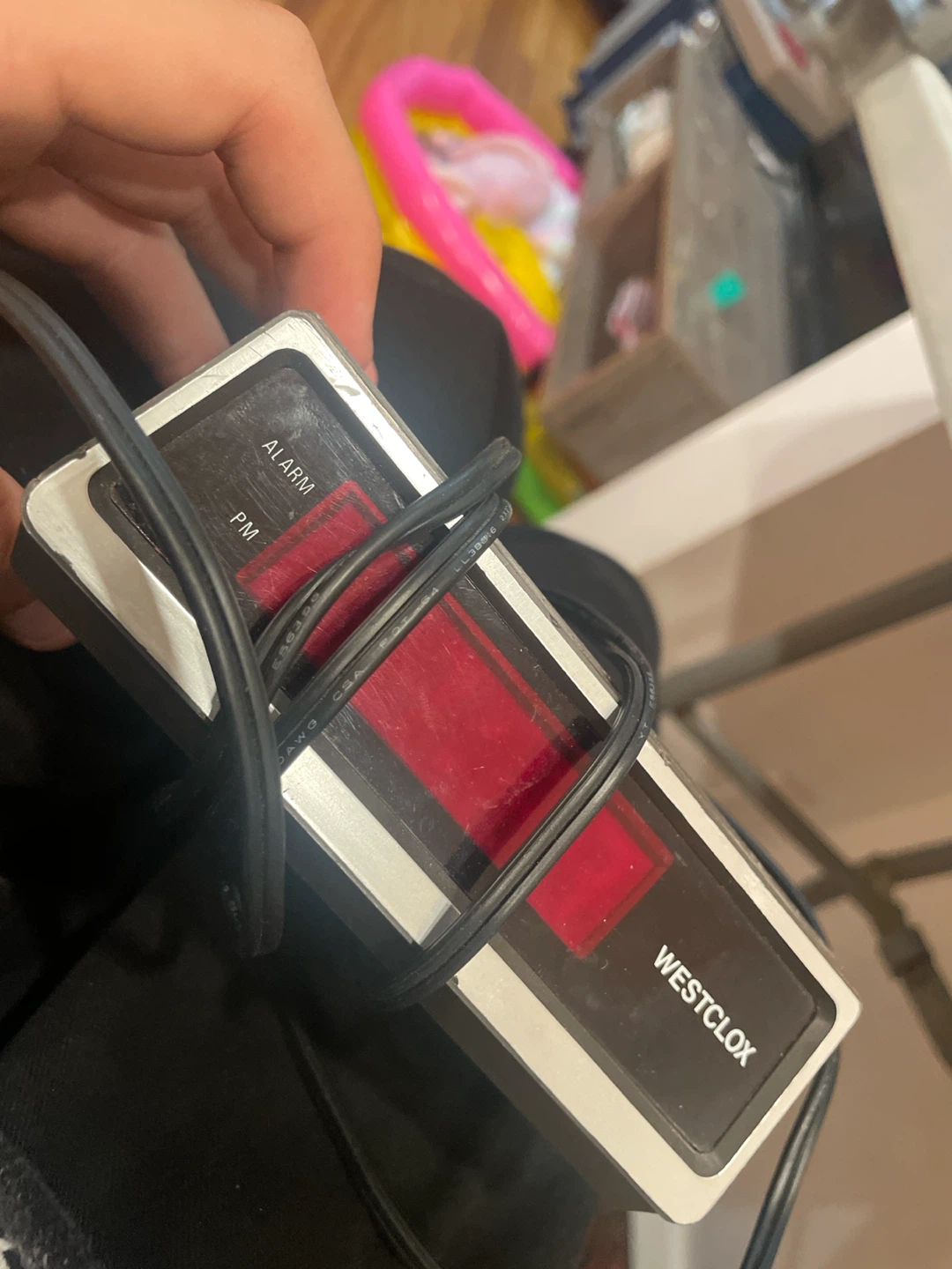 Vintage Westclox Digital Alarm Clock