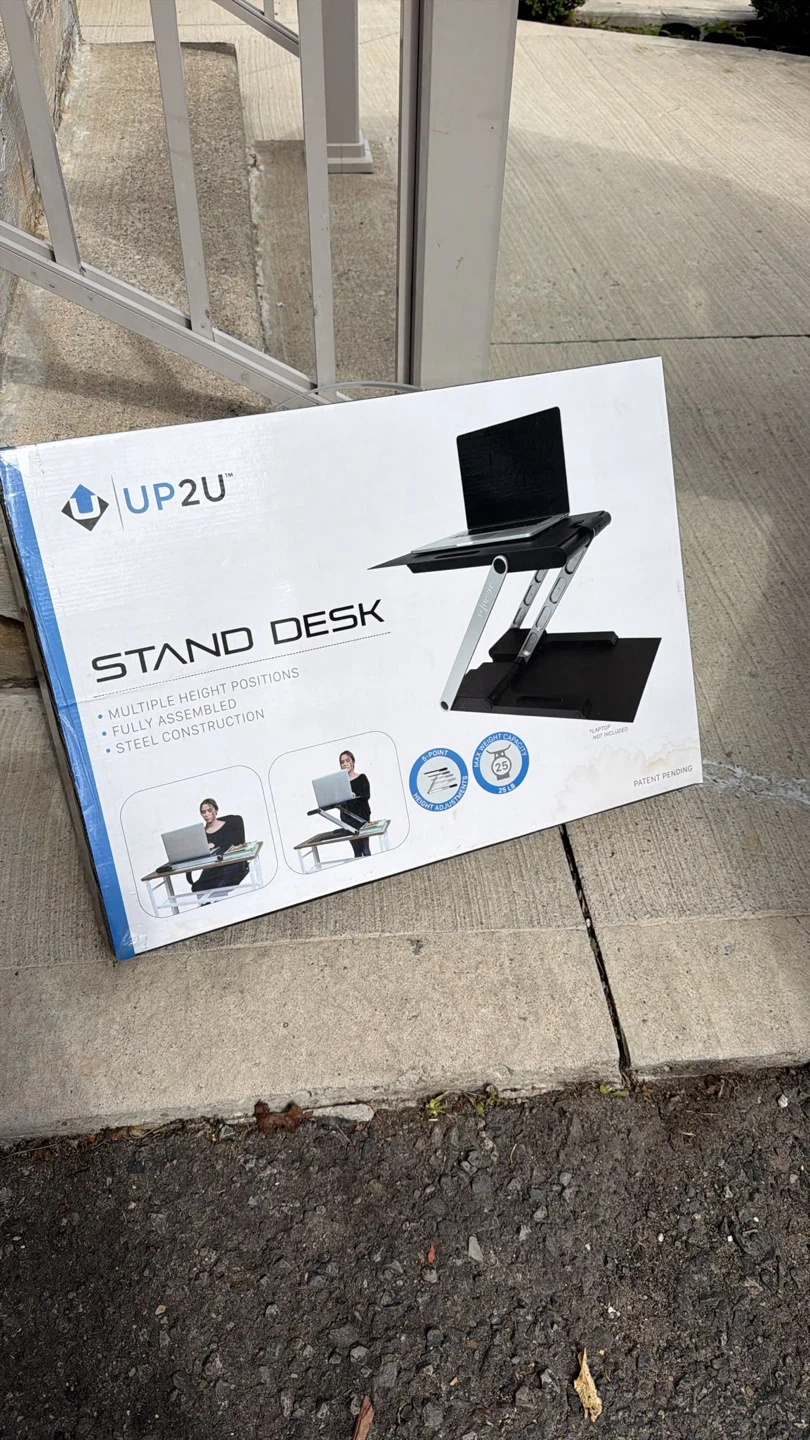 UP2U Stand Desk Adjustable Laptop Riser