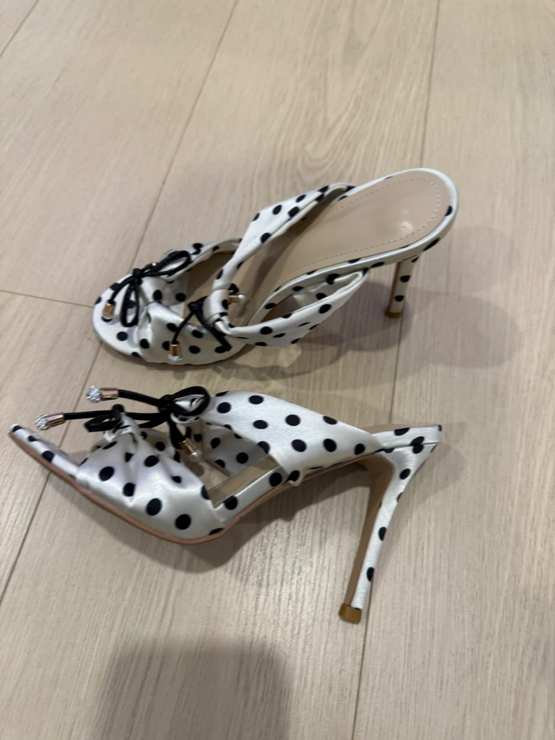 Polka Dots Open Toe Sandals (women shoes) - photo 3