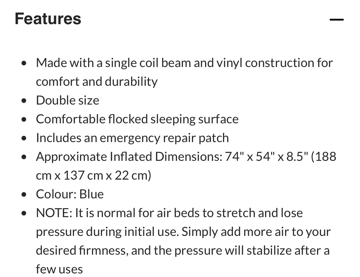 Double Size Inflatable Air Mattress - photo 4