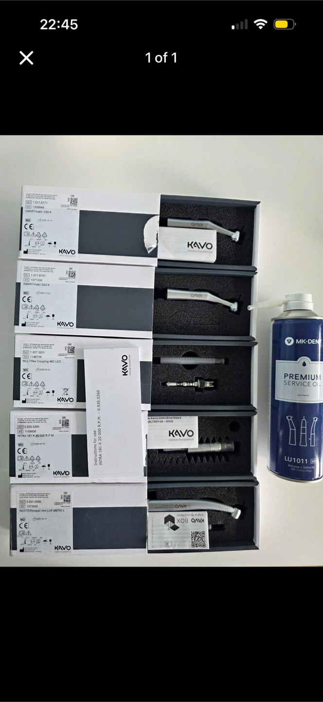 KaVo Dental Handpieces and Service Oil