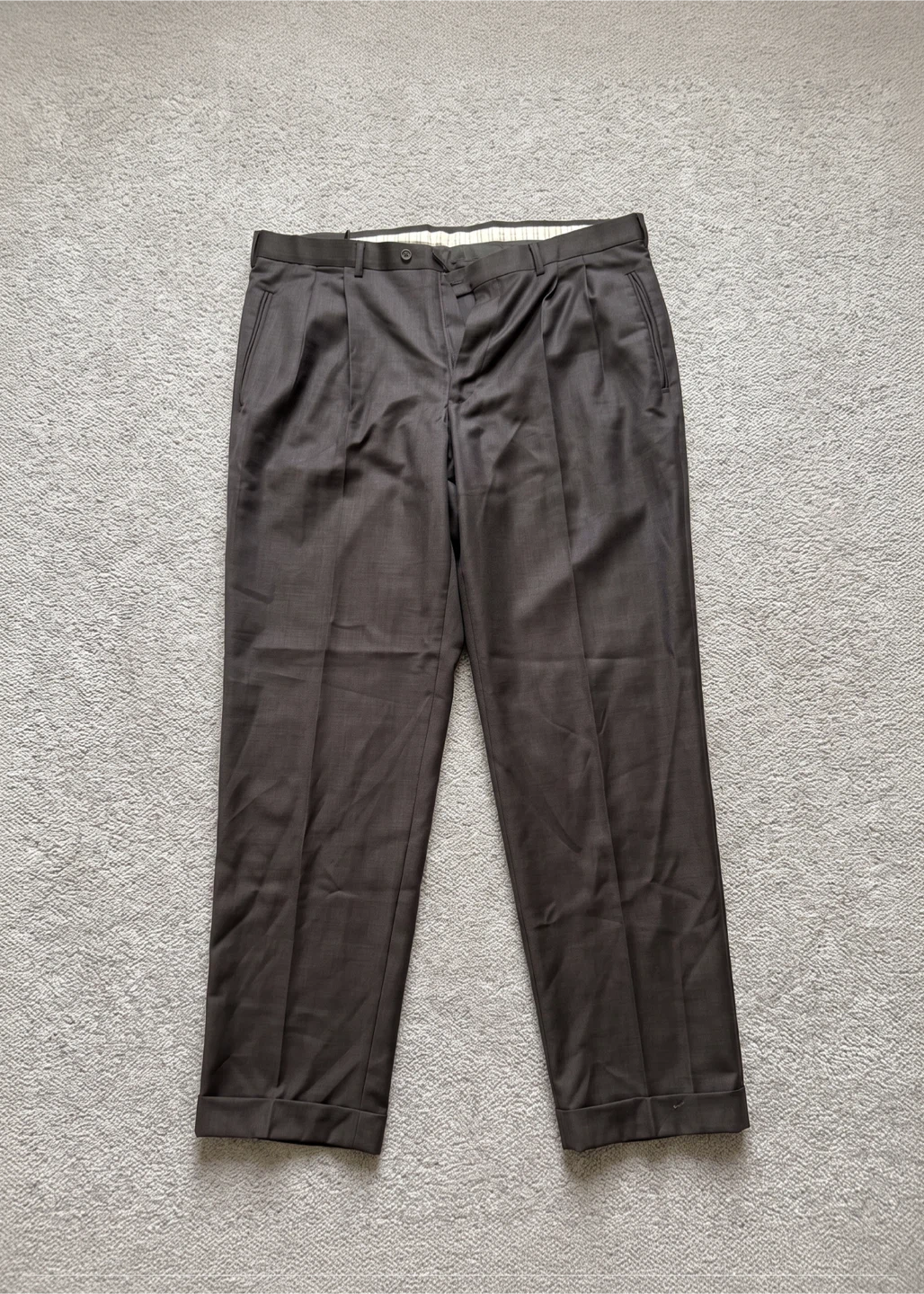 Ermenegildo Zegna Couture Wool Trousers | Size 56 (EU) 🇮🇹