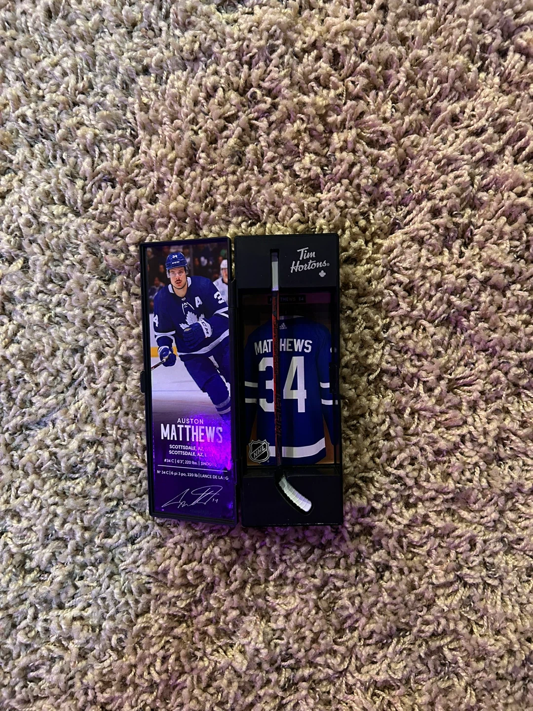 Tim Hortons Auston Matthews Miniature Hockey Stick - photo 2
