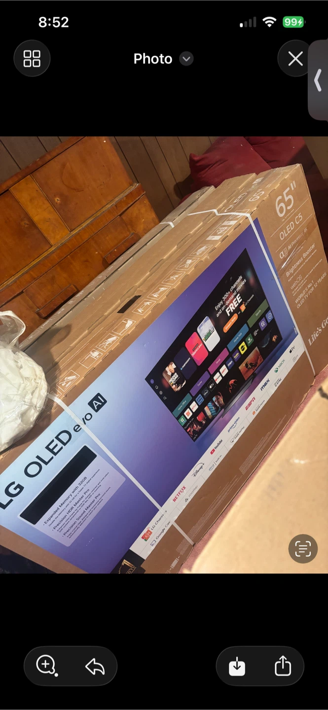 LG 65-inch C5 OLED evo AI 4K Smart TV