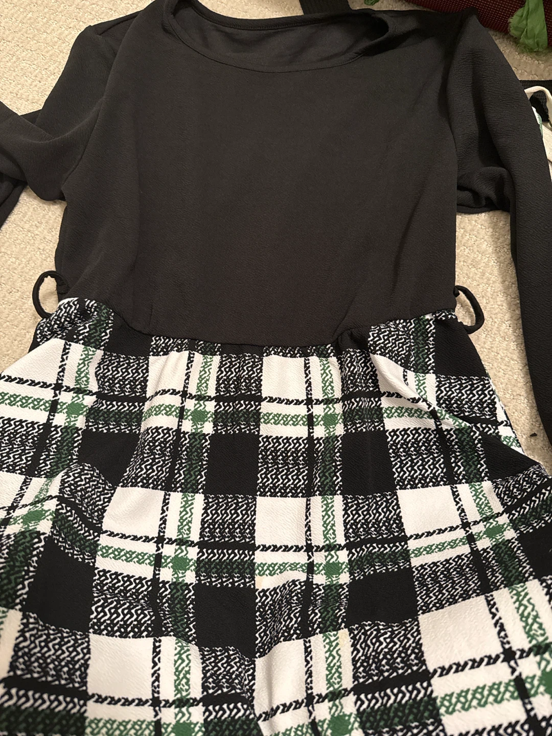 SHEIN Privé Plaid Dress