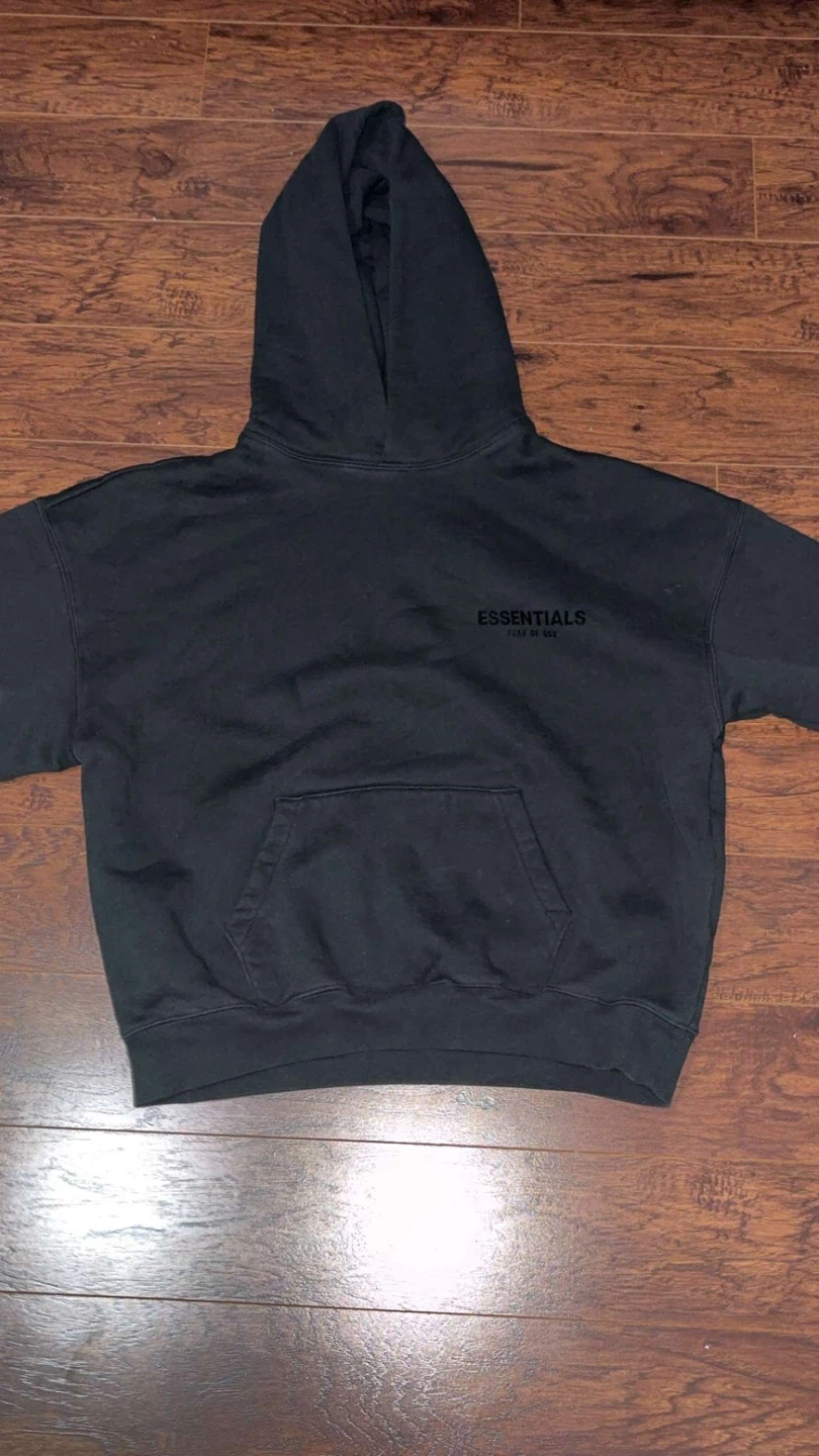 Black essential hoodies medium - photo 4