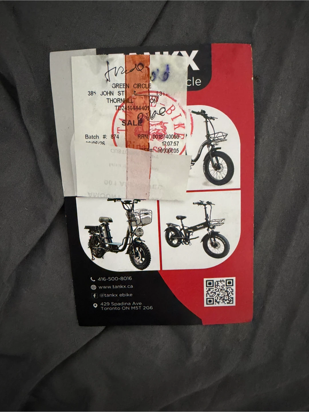 Tankx Fat Cargo Folding E-Bike - photo 2