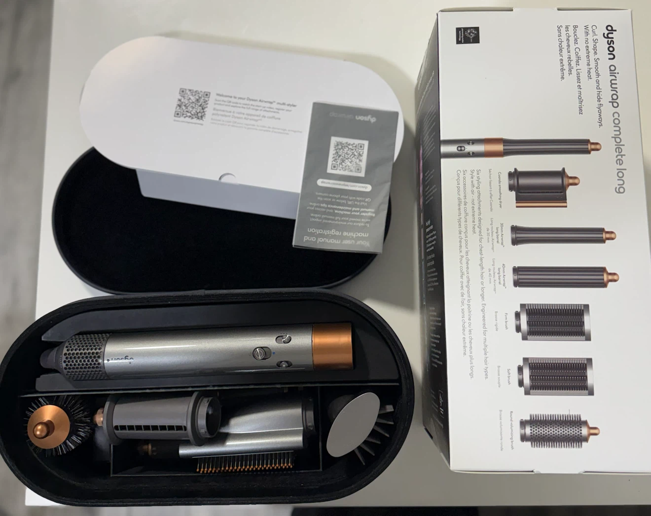 Dyson Airwrap Complete Long (Nickel/Copper) - Like New - photo 2