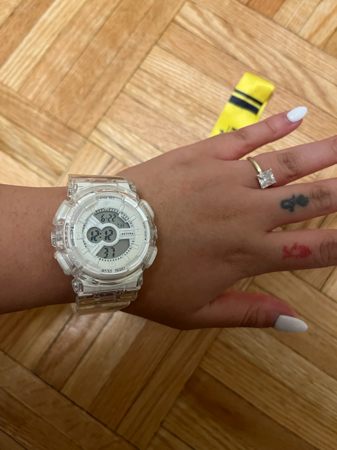 NEW Activa Clear Digital Watch + Invicta Racing Keychain - photo 4