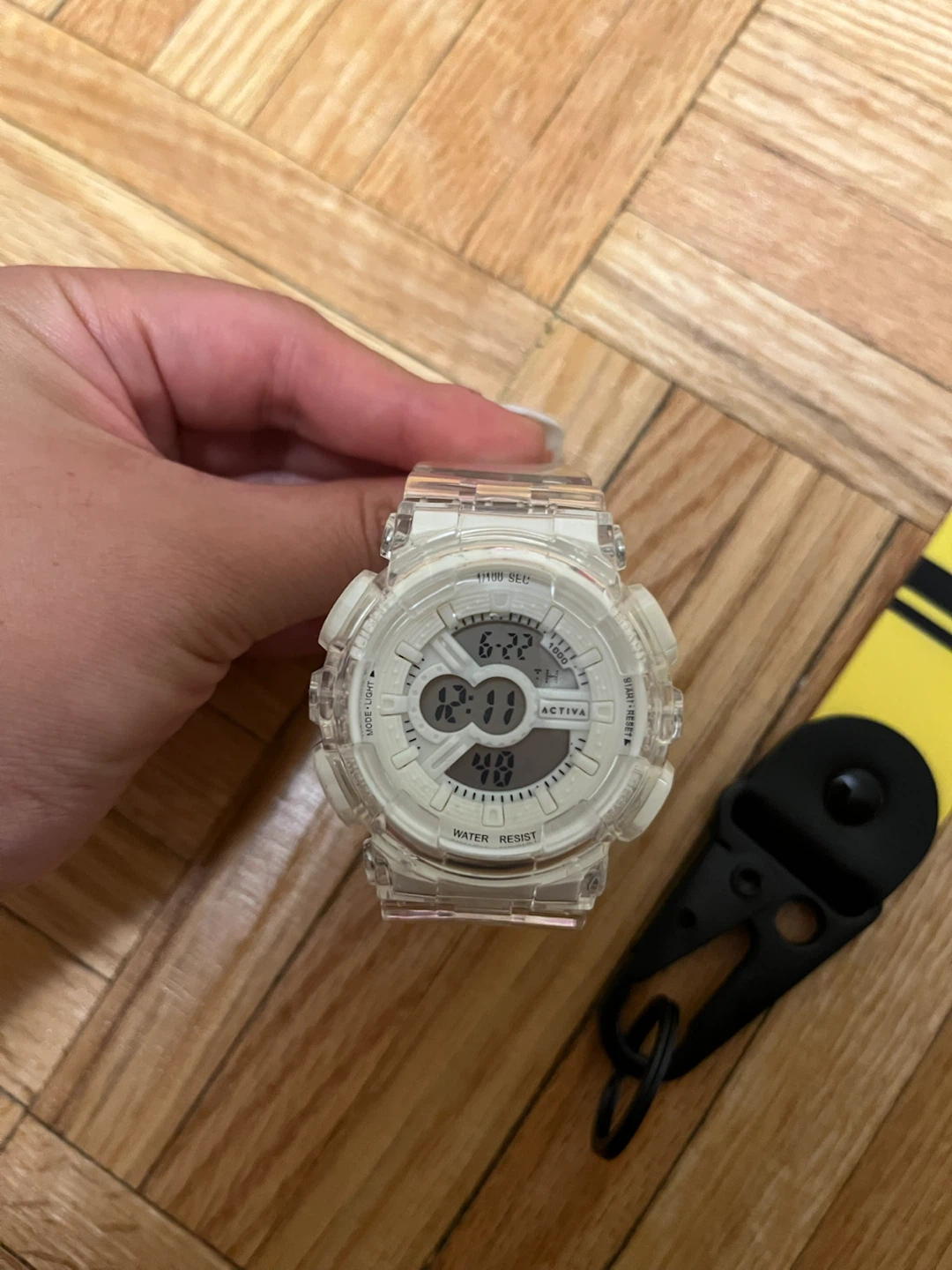 NEW Activa Clear Digital Watch + Invicta Racing Keychain - photo 5