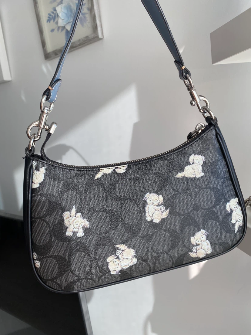 Coach Teri Shoulder Bag - Puppy Print - photo 2