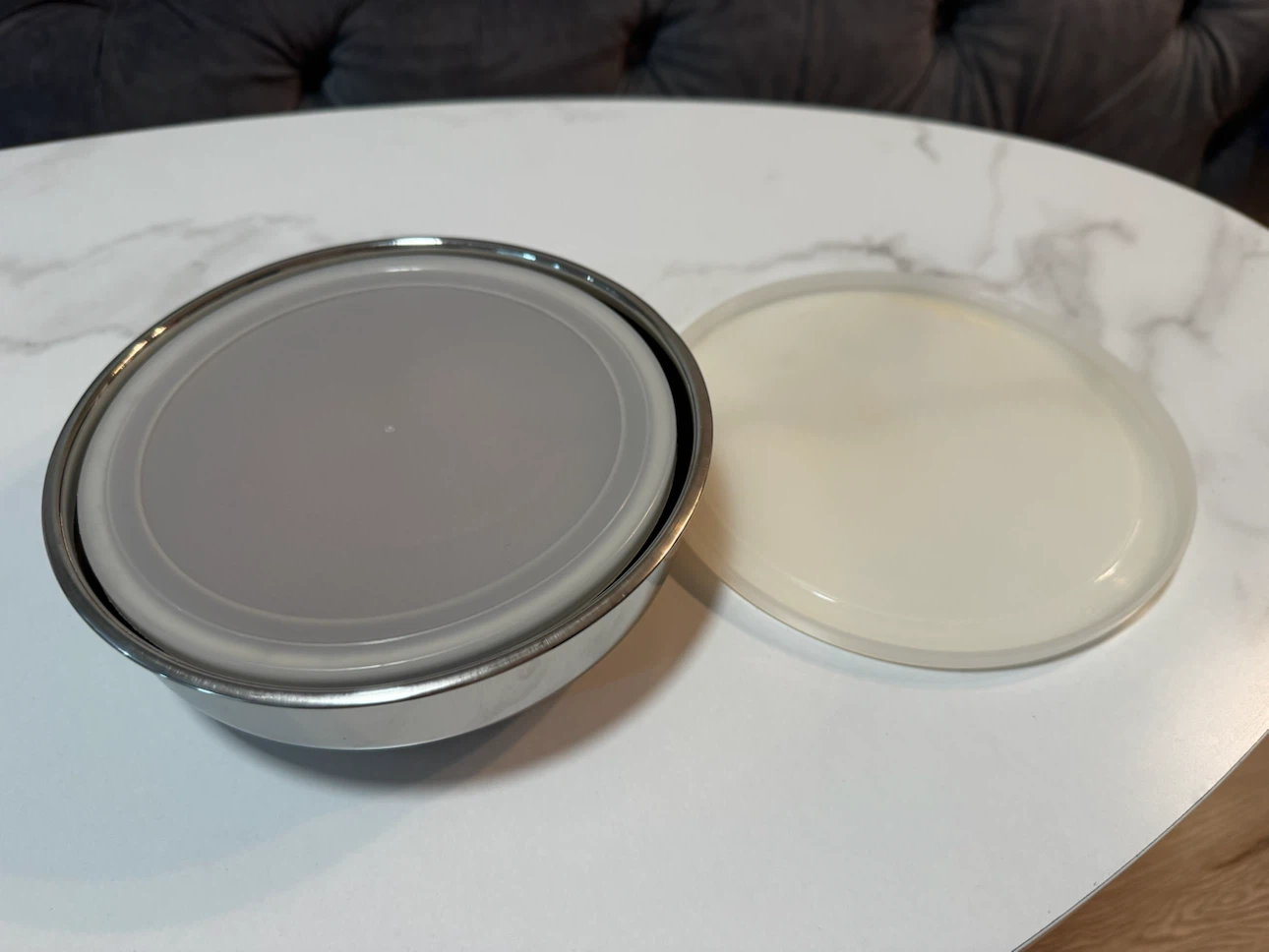 Stainless Steel Nesting Bowls with Lids - photo 2