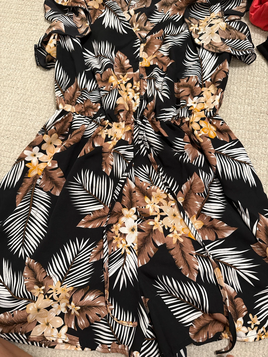 SHEIN Floral Print Romper