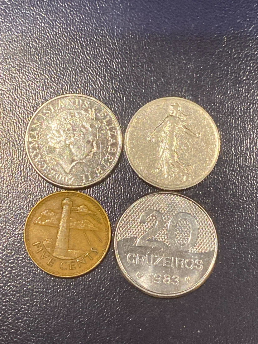 Collection of 4International Coins