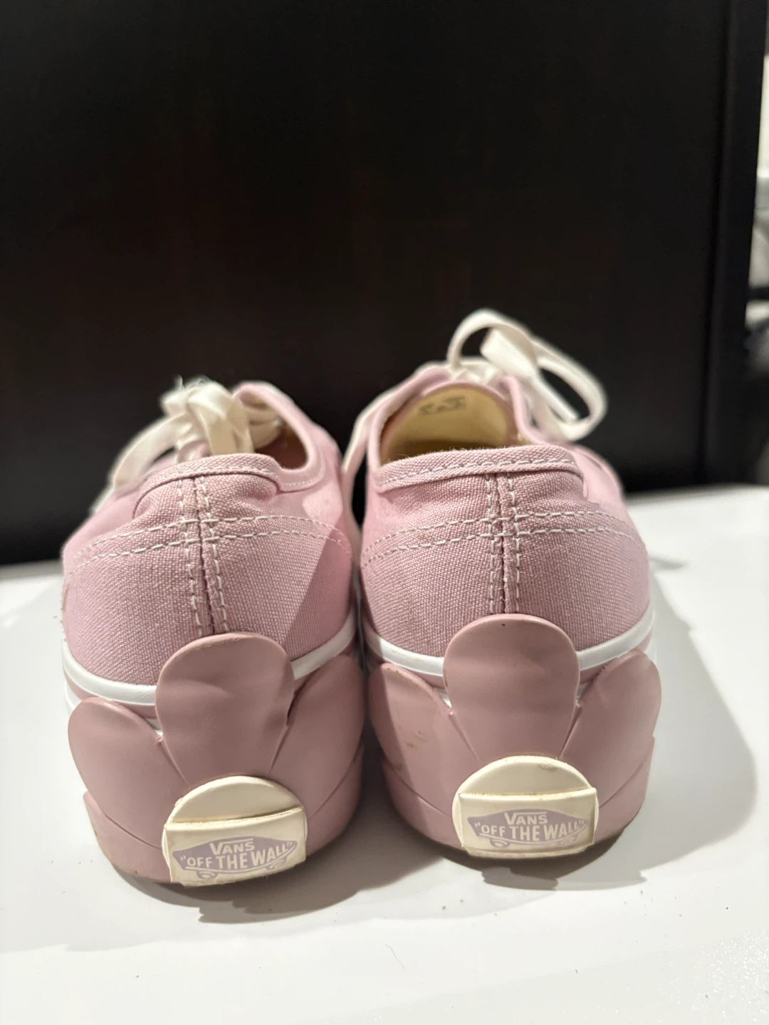 Vans Pink Canvas Platform Sneakers - photo 2
