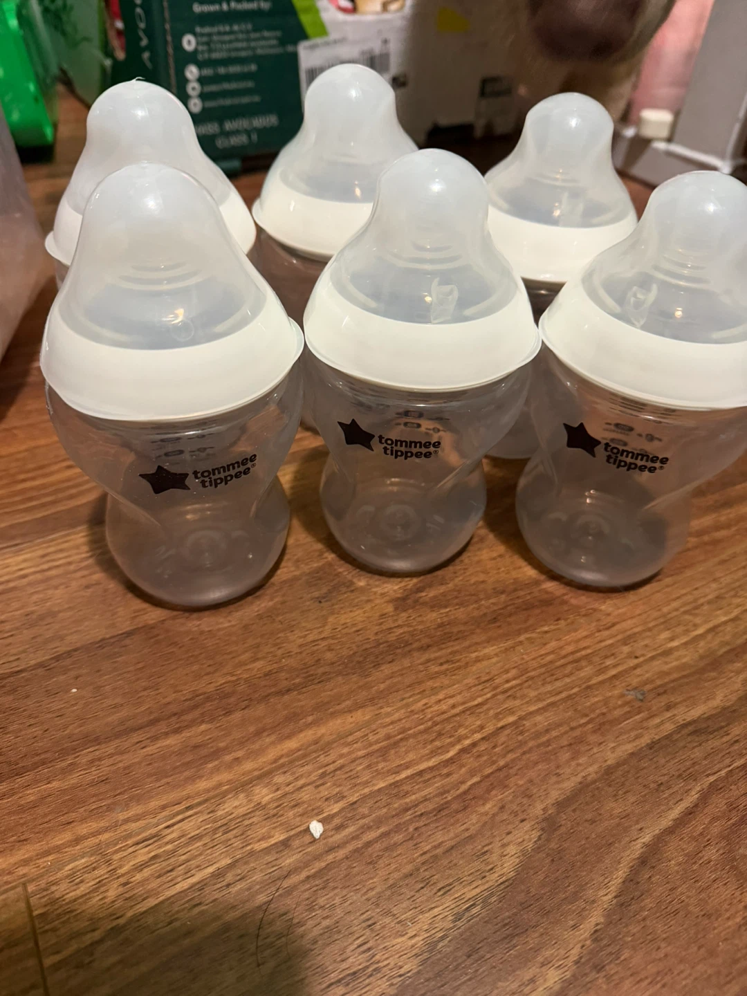 6 Tommee Tippee Baby Bottles