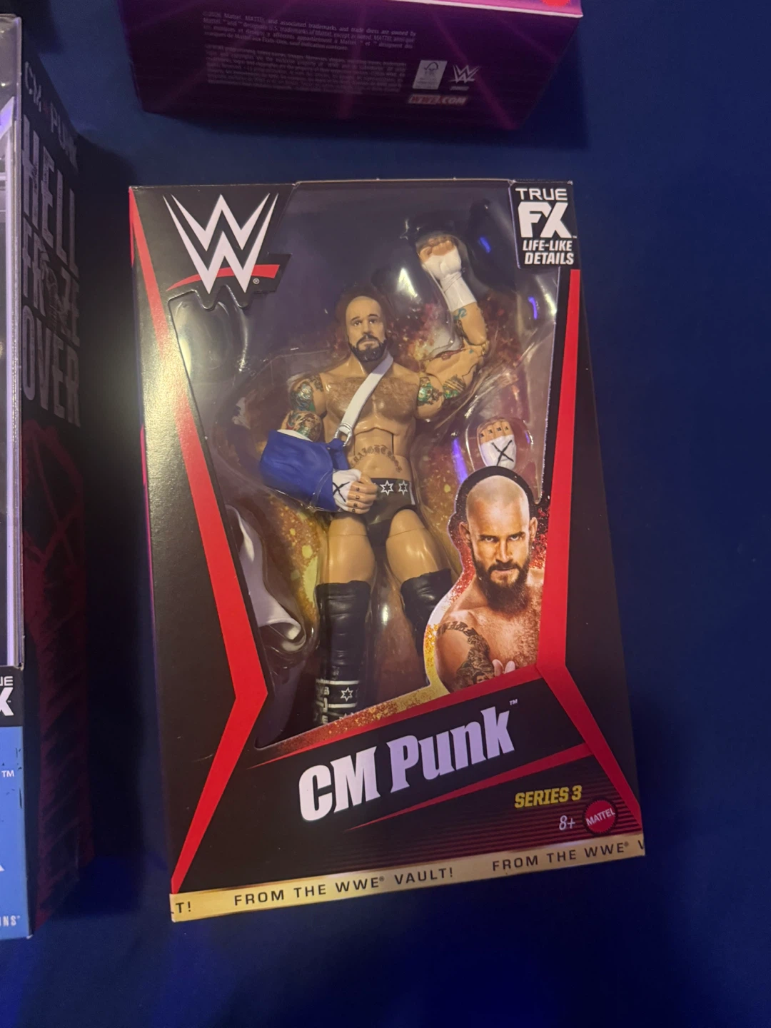Set of 4 WWE CM Punk Action Figures - photo 3