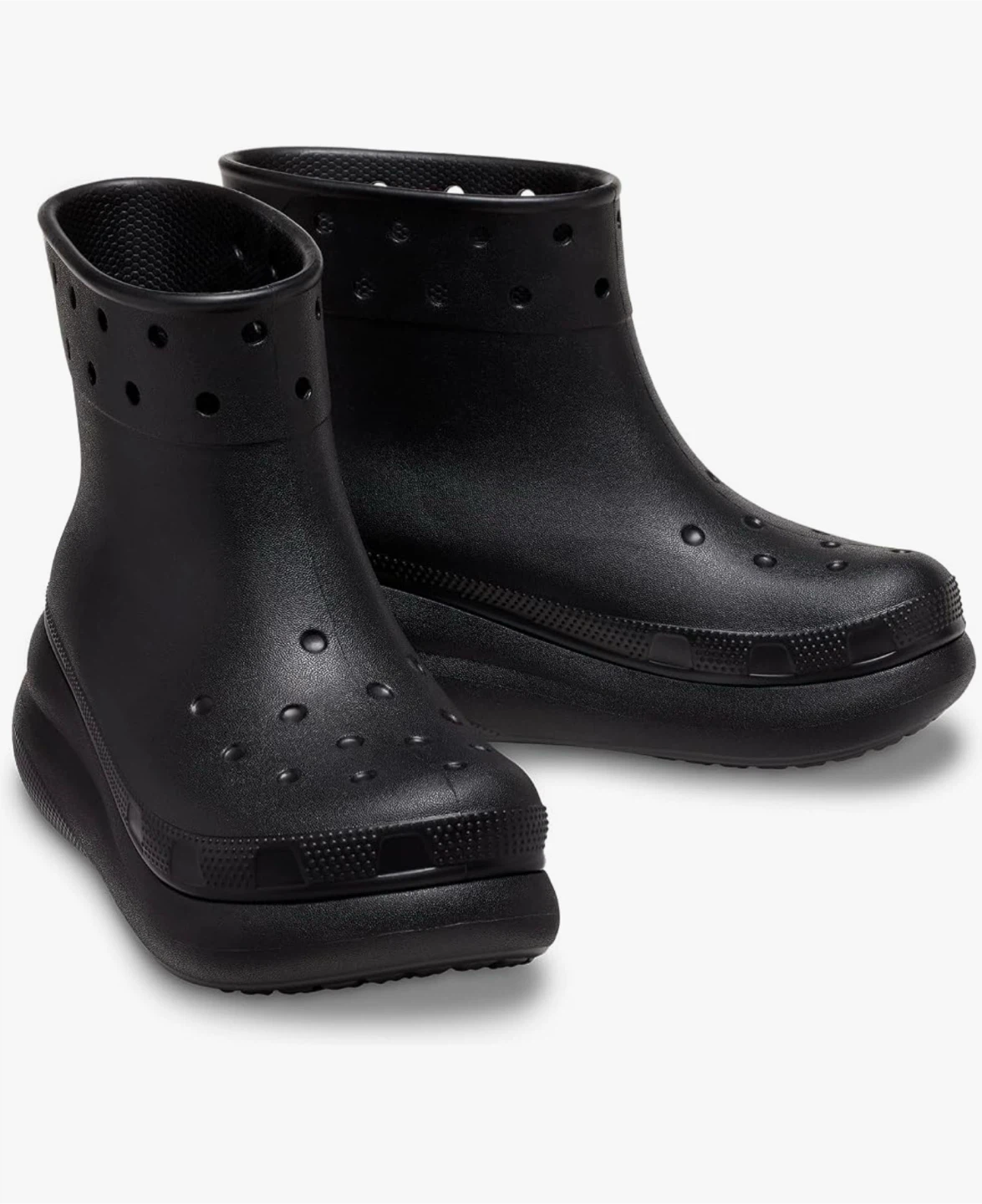 Black Crocs Rainboots
