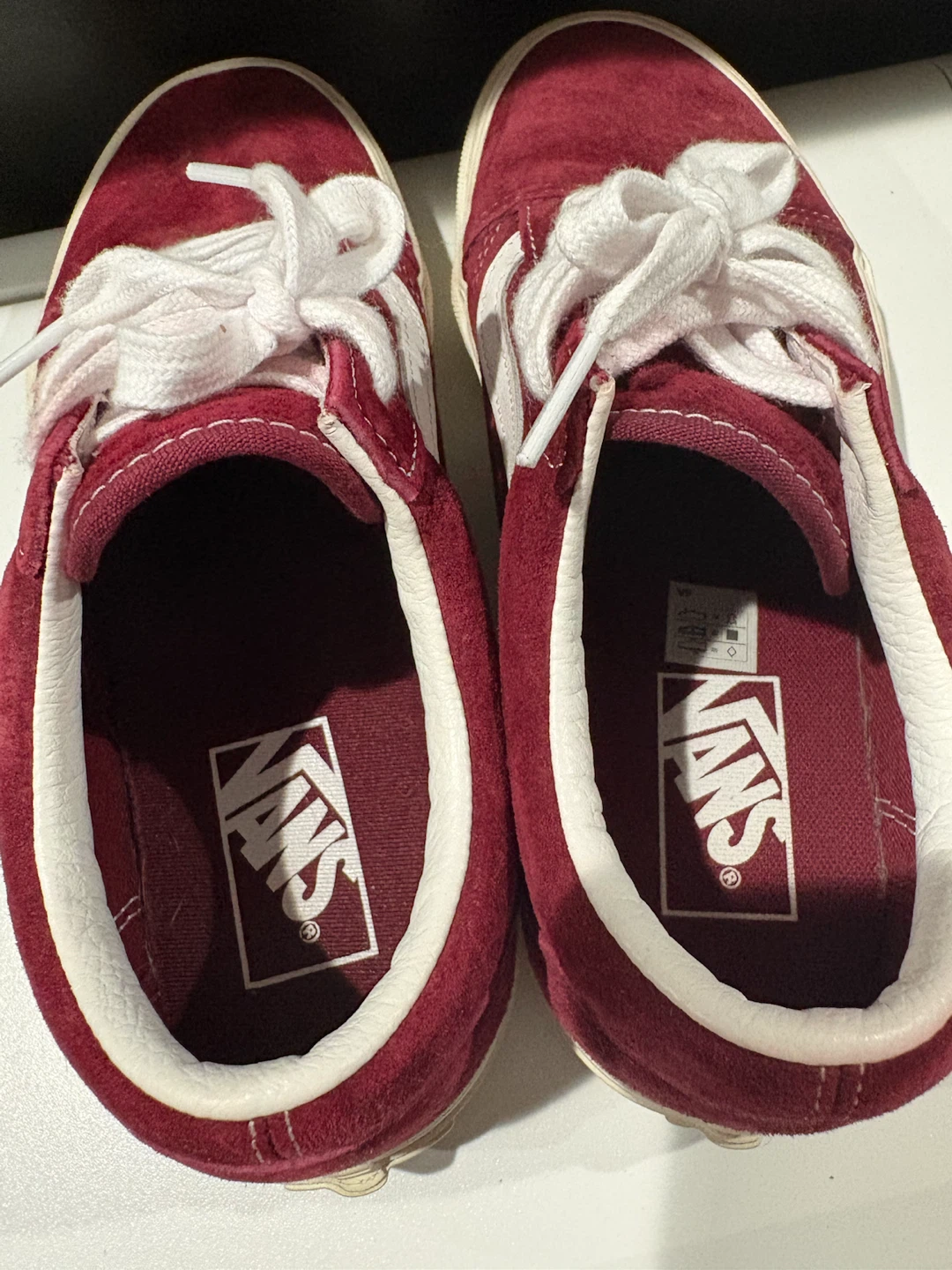 Vans Old Skool Maroon Suede Sneakers