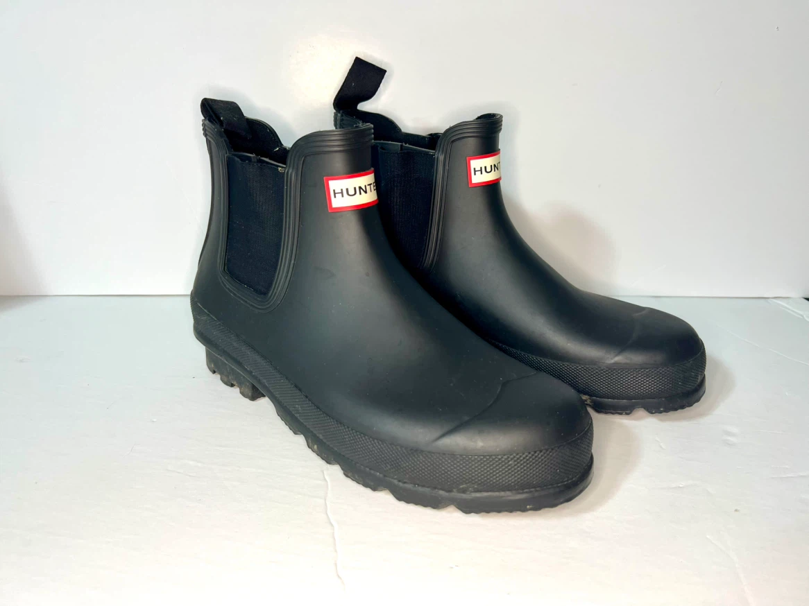 Black Hunter Chelsea Boots