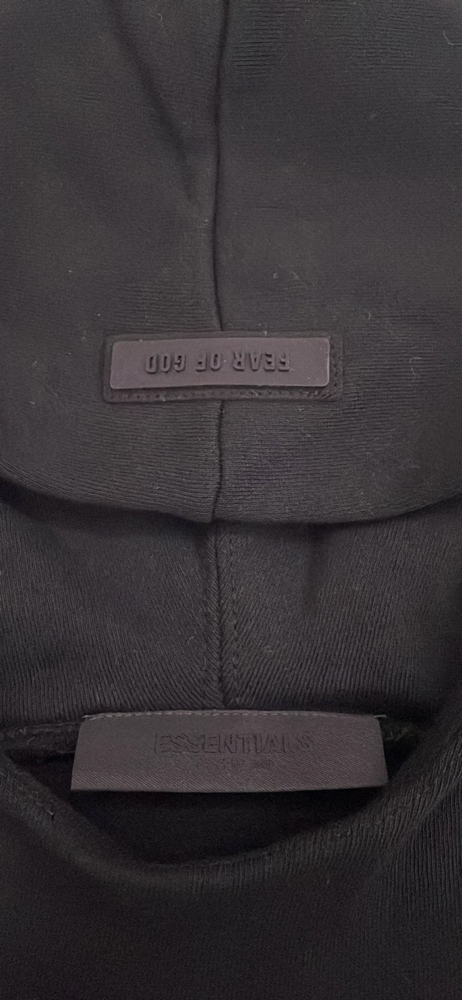 Essentials Fear of God Black Hoodie - photo 2