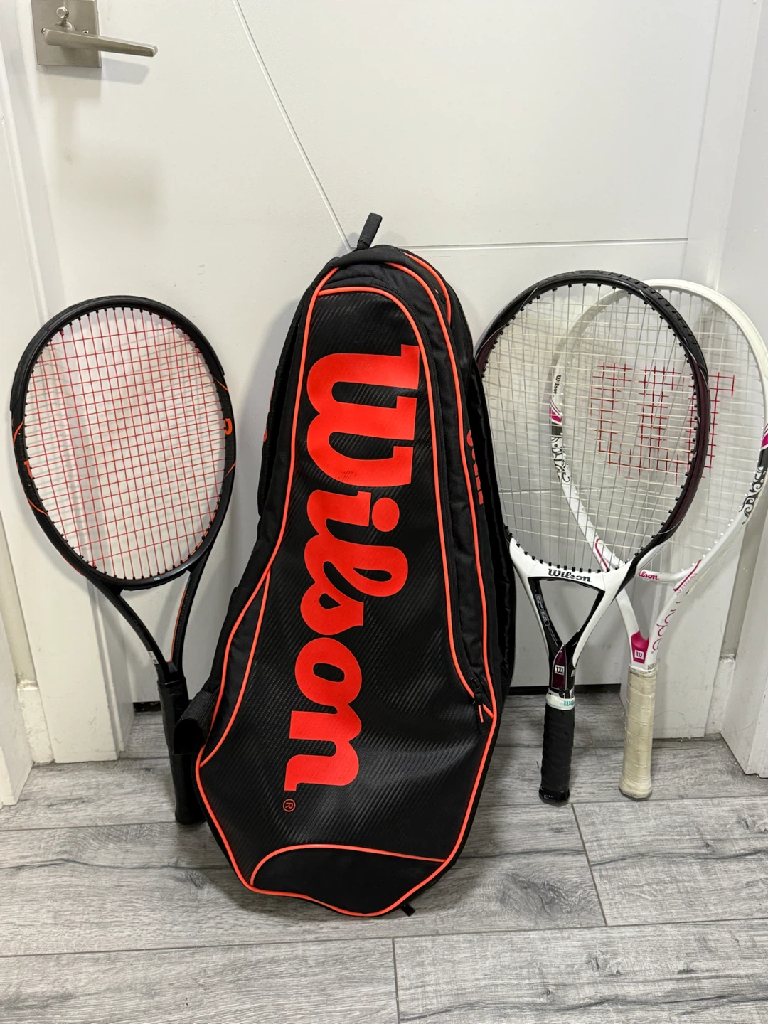 Wilson Tennis Rackets & Tour Bag Set