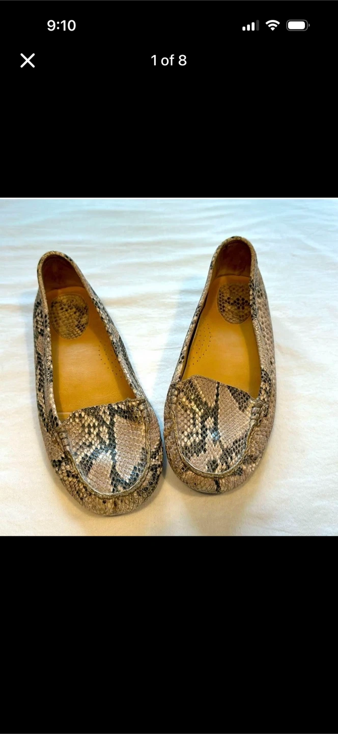 Nike Air Cole Haan Snake Skin Flats 8.5