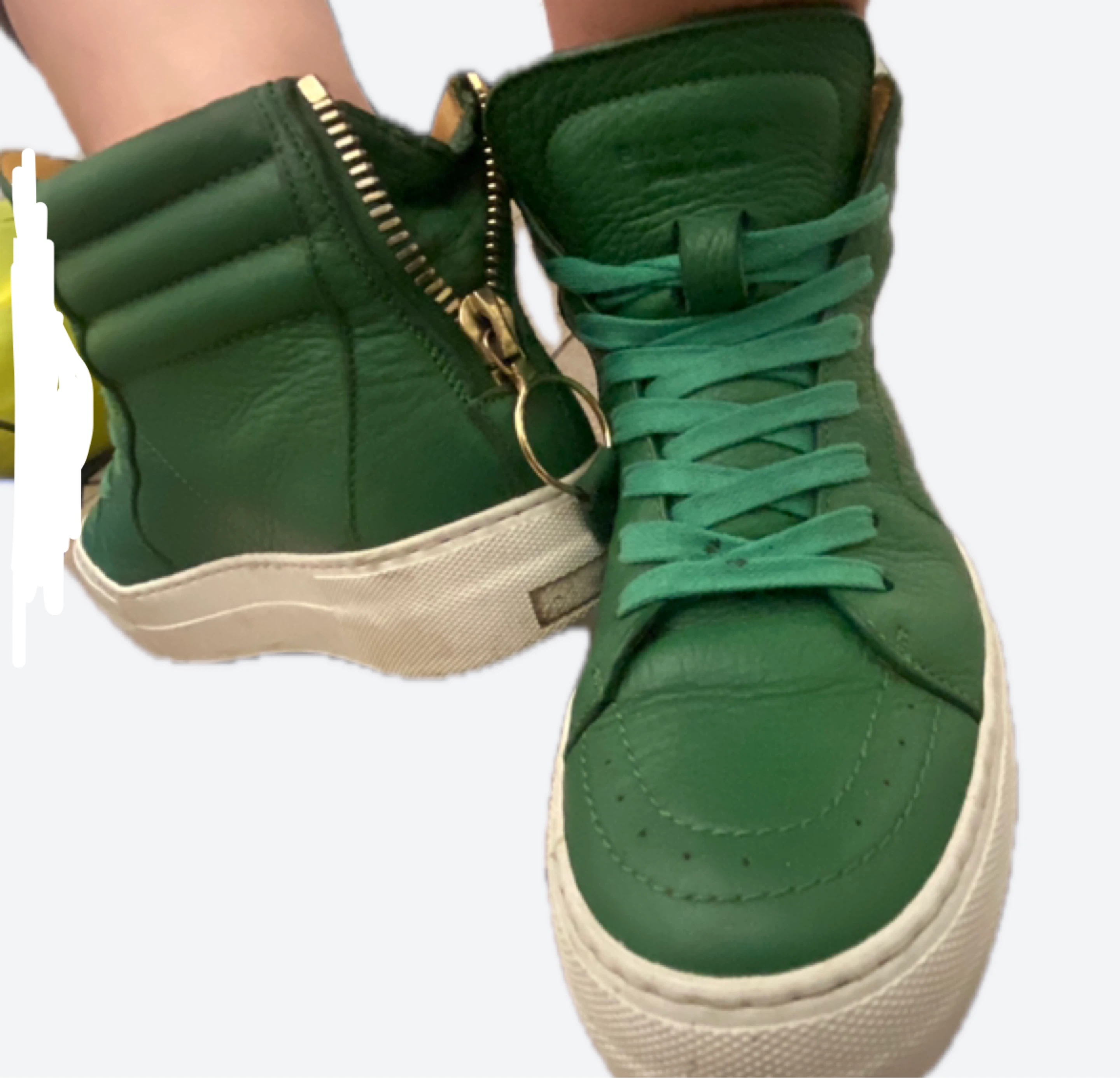 Buscemi High-Top Sneakers Green - photo 2