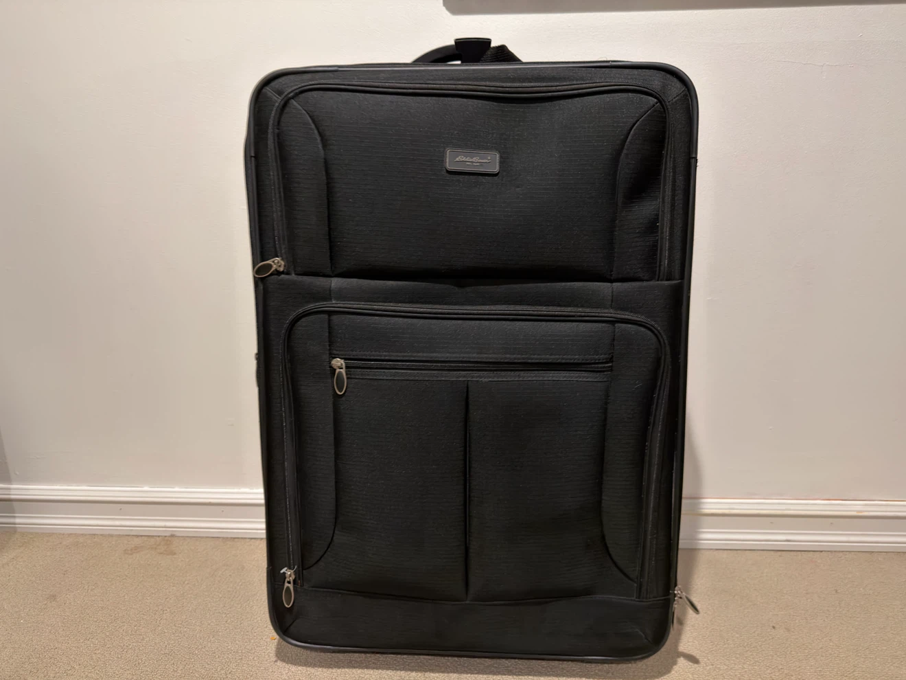 * Eddie Bauer Black Softside Suitcase – Great Condition