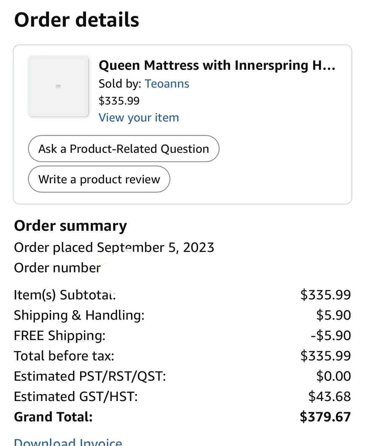 Queen Bed Frame + Mattress – Excellent Condition - photo 4