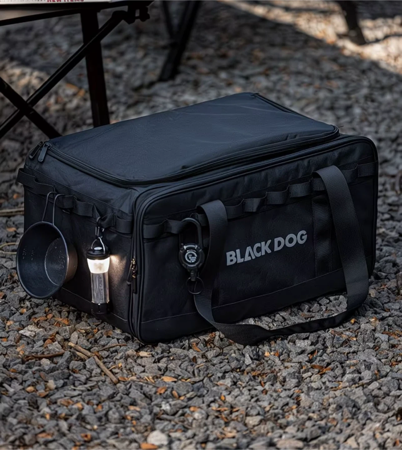 Black Dog camping storage bag