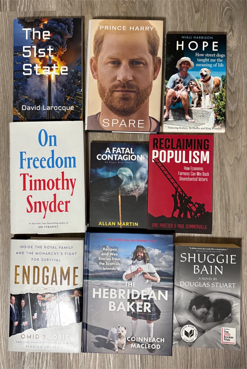 ASSORTED BOOK SALE – (Each $7-$15)